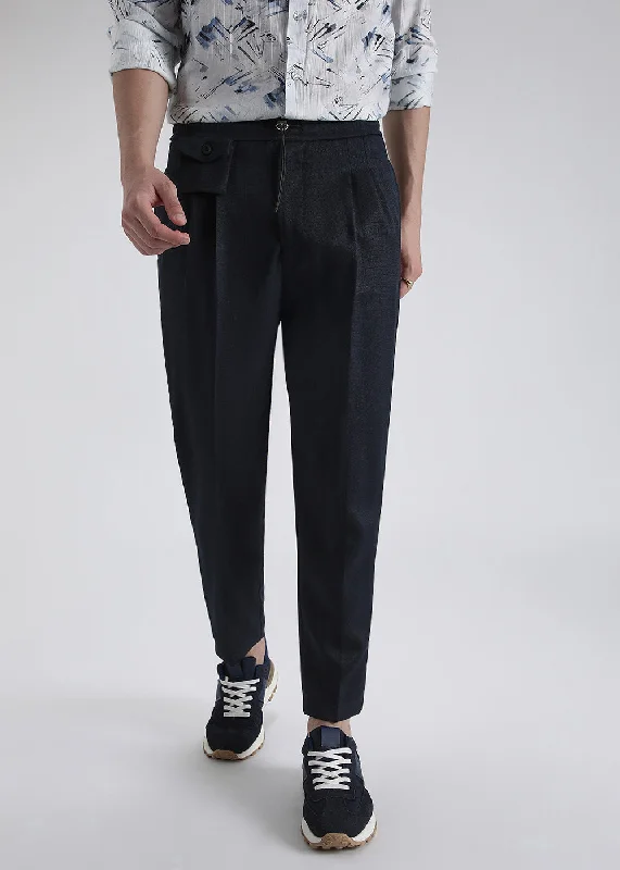 Exclusive deals on men’s fashion – Shop now and save big!  Dark Blue Pleated Korean Pant