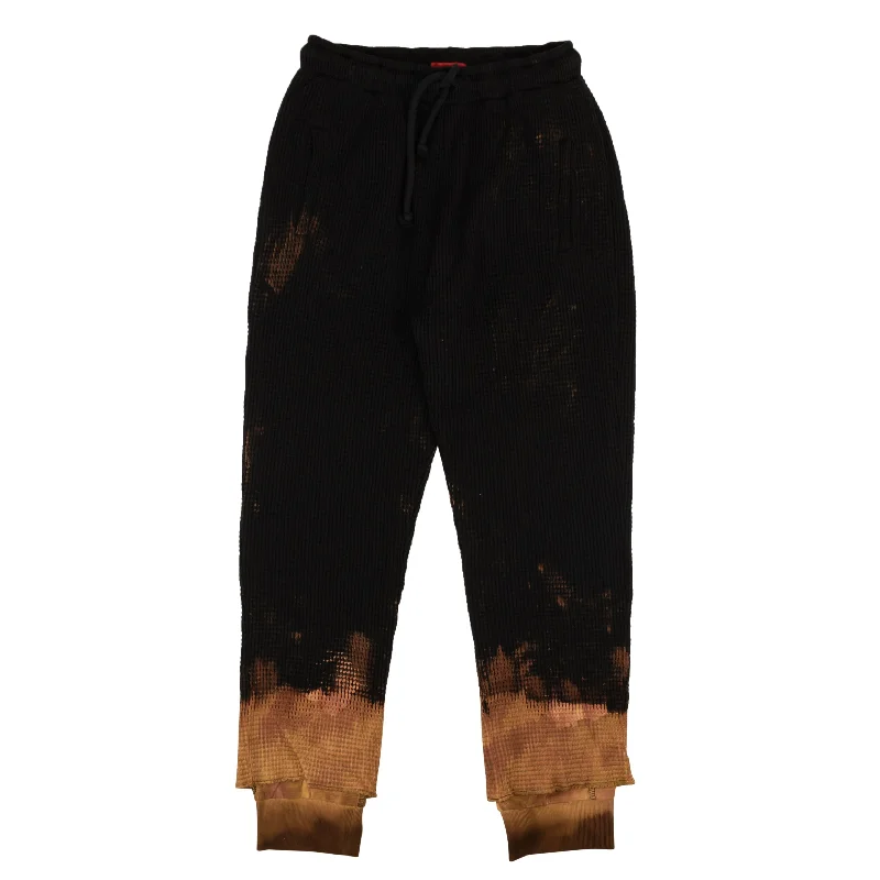 – Shop trendy clothing now.  424 On Fairfax Waffle Knit Double Layer Pants - Black/Brown