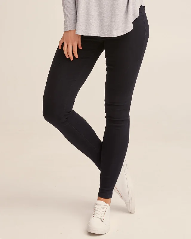 Huge savings on all categories of clothing – Shop our seasonal sale.  High Waist Stretch Denim Jeans - Black