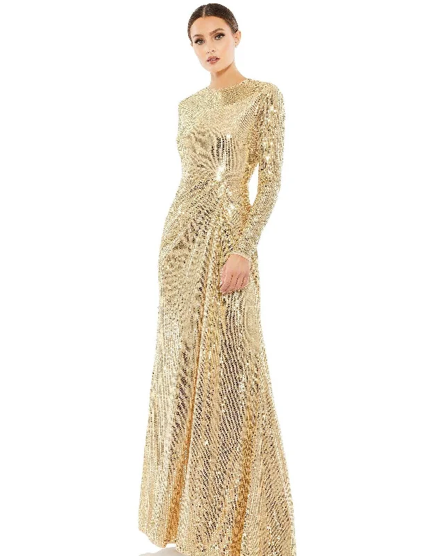 Mac Duggal 10824 Formal Long Sleeve Sequins Dress Sale