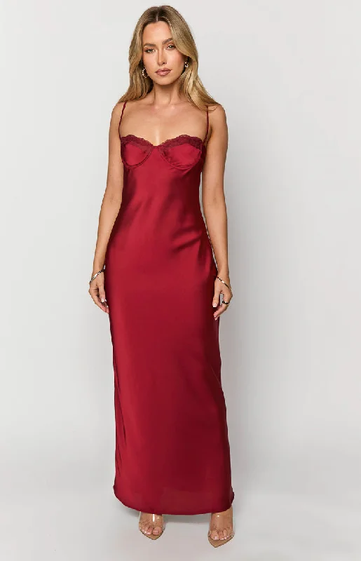 Scarlette Red Maxi Dress