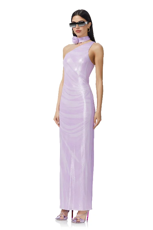 Savoy Maxi Dress - Orchid Shine Drape