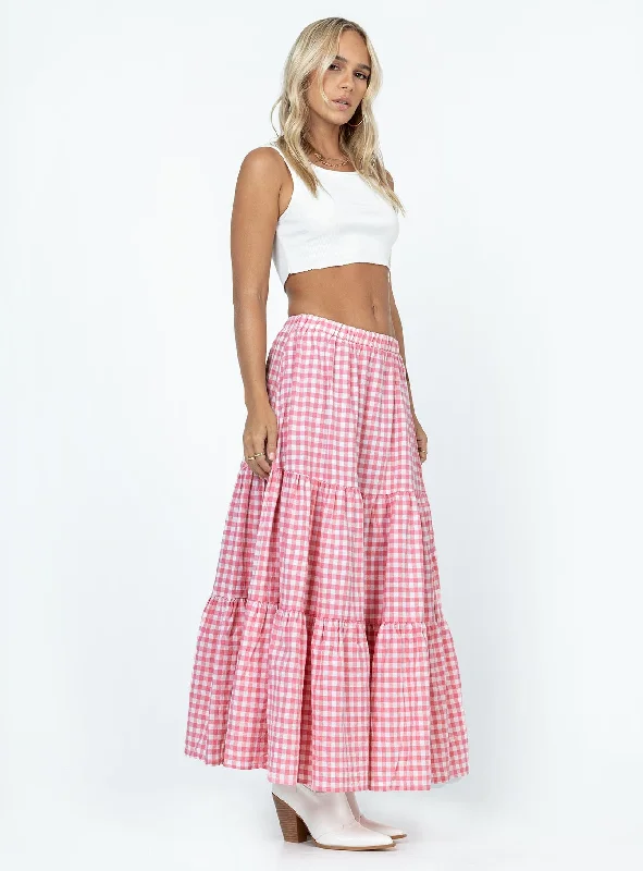 Hale Midi Skirt Pink