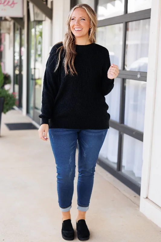 Home For Dinner Sweater, Black