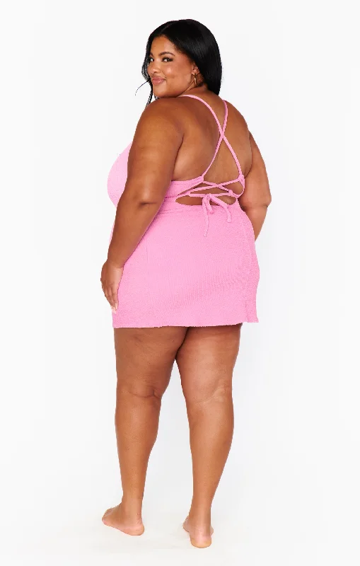 Mary Mini Skirt ~ Bubblegum Scrunch