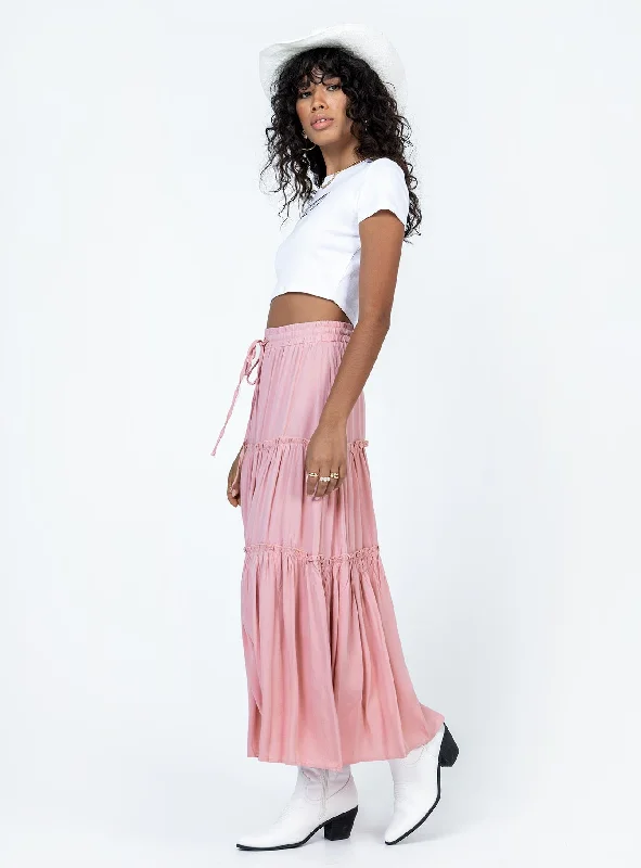 Tammie Maxi Skirt Pink