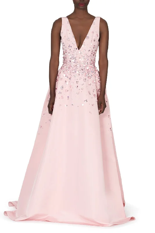 Embellished A-Line Gown