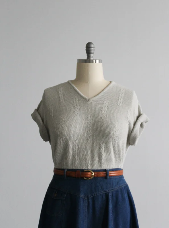 sandstone knit tee