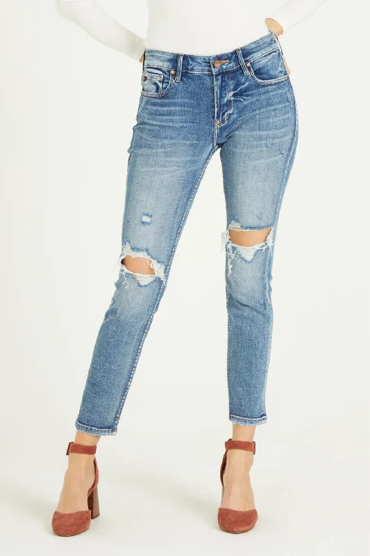 AIDEN HIGH-RISE GIRLFRIEND JEANS | DISTRESSED BLUE