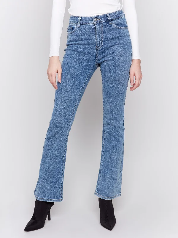 Bootcut Jeans - Medium Blue