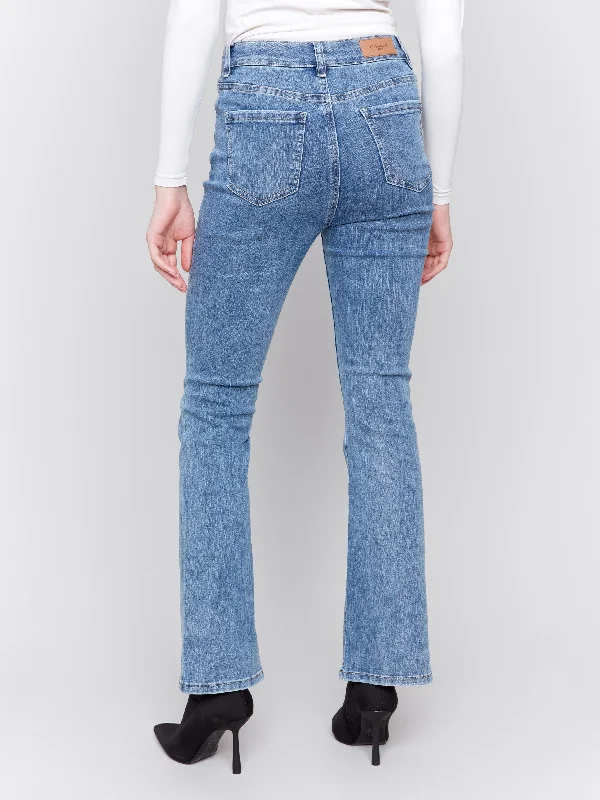 Bootcut Jeans - Medium Blue