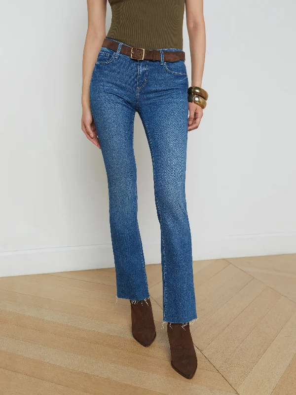 Sneeki Low-Rise Straight-Leg Jean