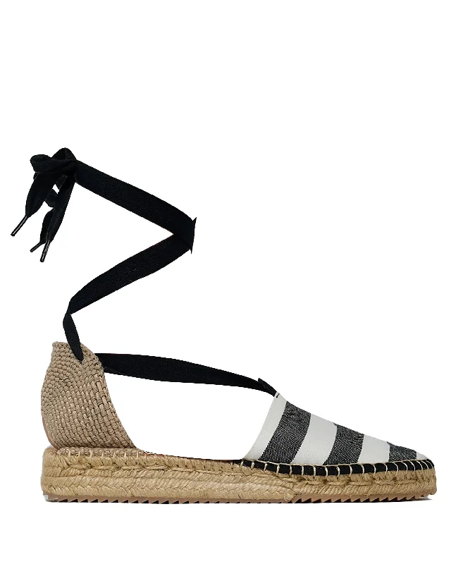 Berta Canvas Black Stripes