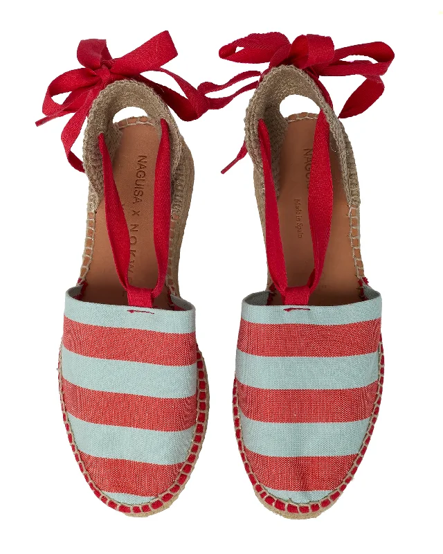 Berta Canvas Red Stripes