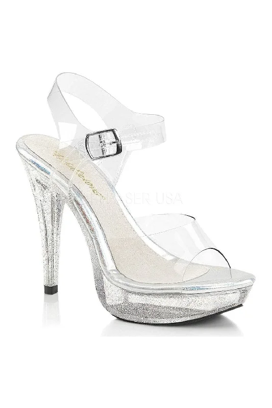 COCKTAIL-508MG Sandal | Clear Vinyl