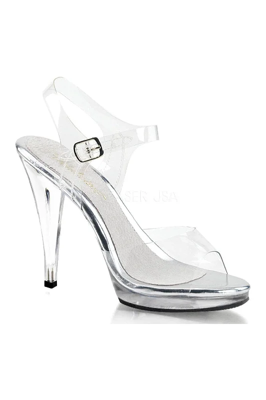 FLAIR-408 Sandal | Clear Vinyl