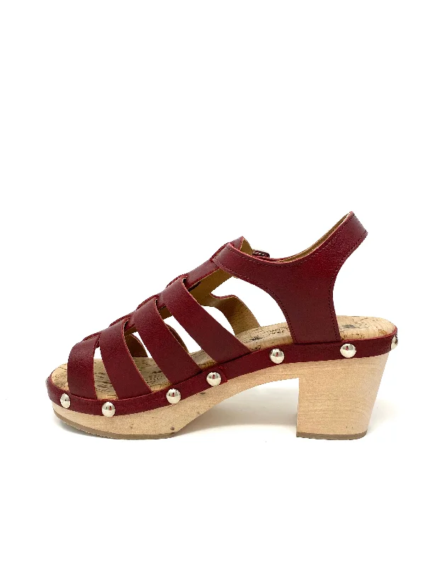 Sawyer Clog in Bordeaux from Novacas