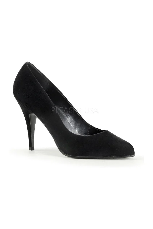 VANITY-420 Pump  | Black Velvet