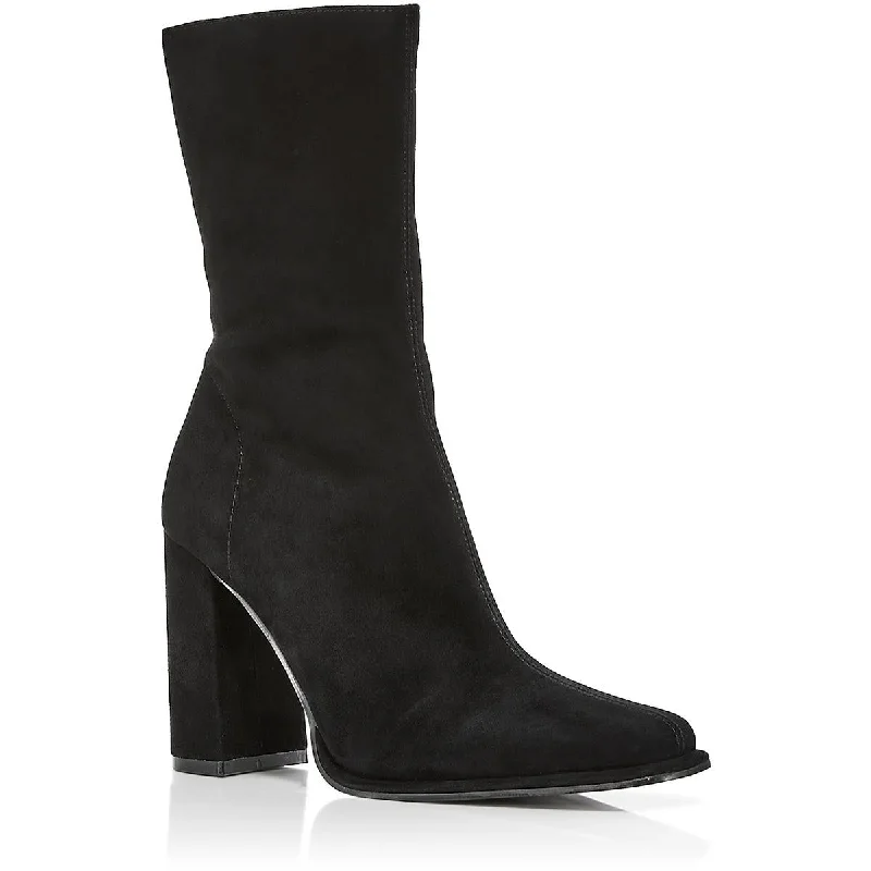 Law  Womens Suede Pull On Booties