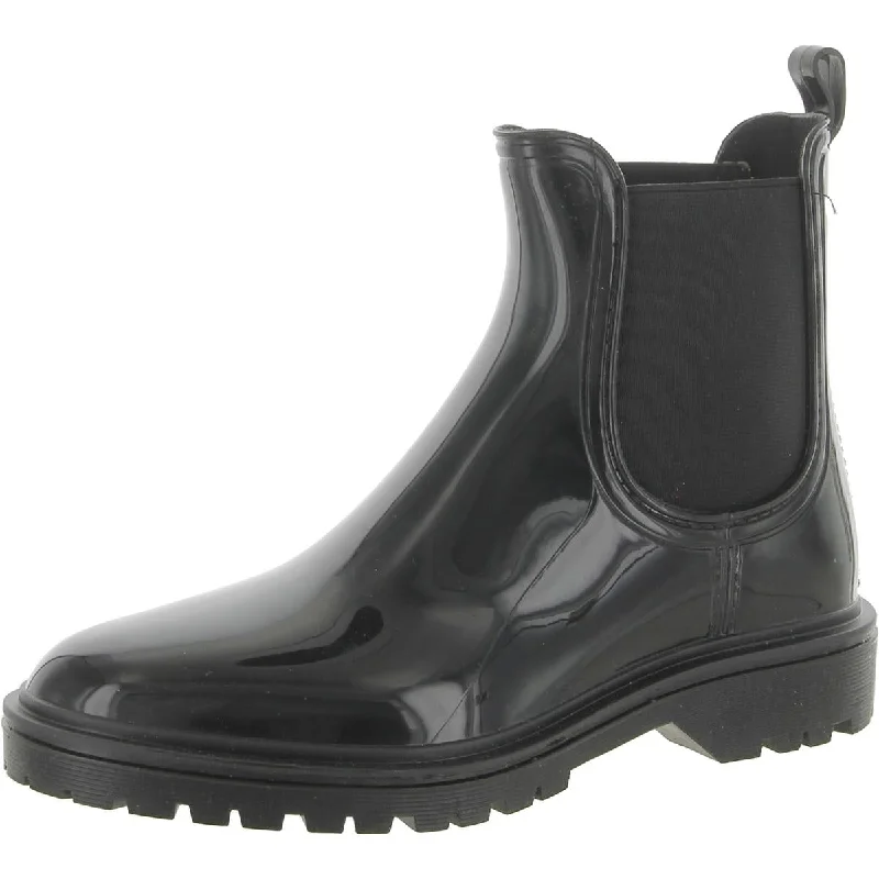 Womens Lug Sole Pull On Chelsea Boots