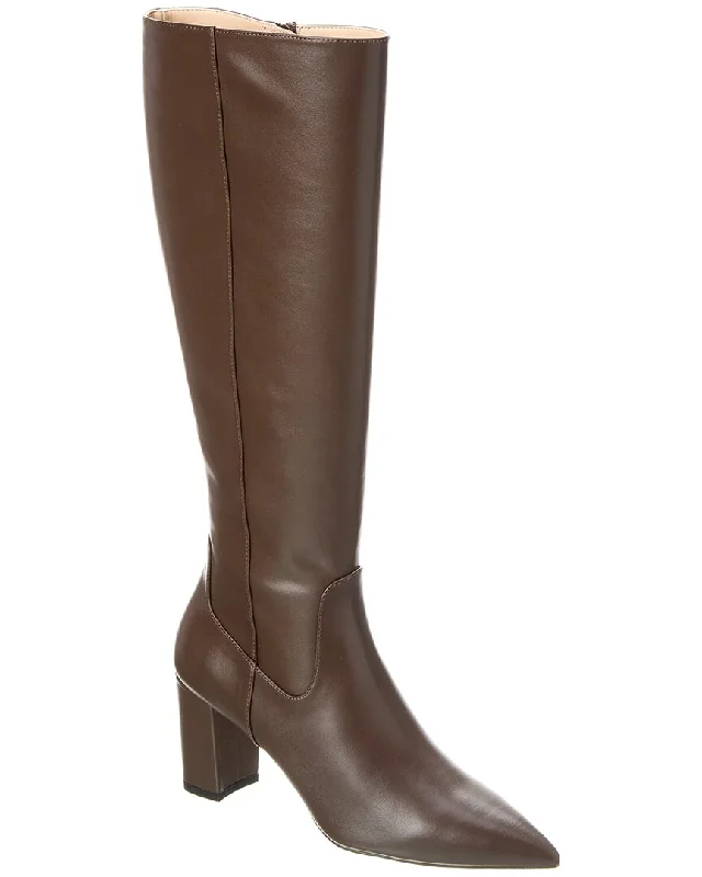 Stuart Weitzman Renegade Zip 75 Leather Knee-High Boot