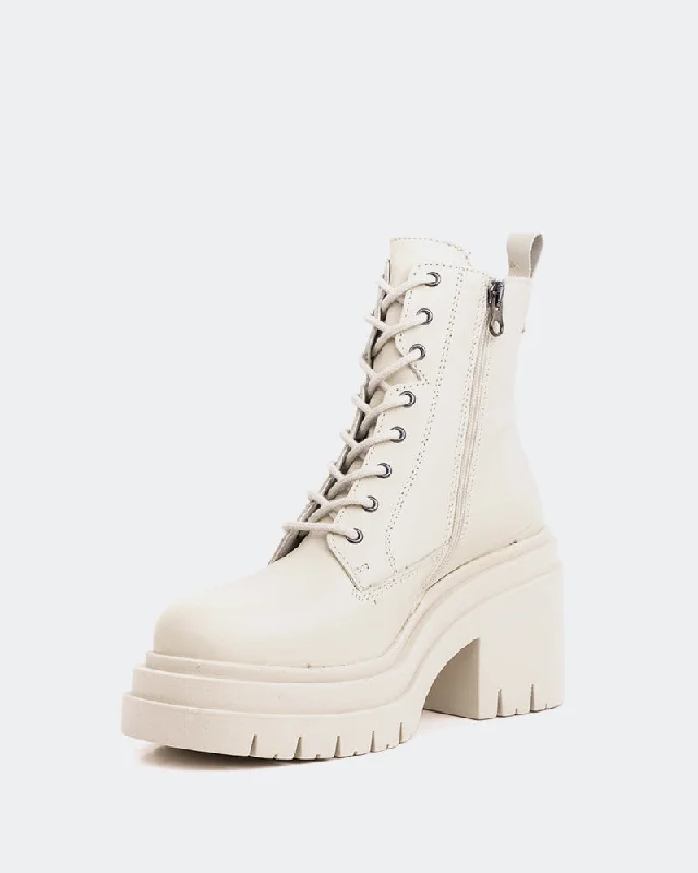 Cornwall Off White Leather