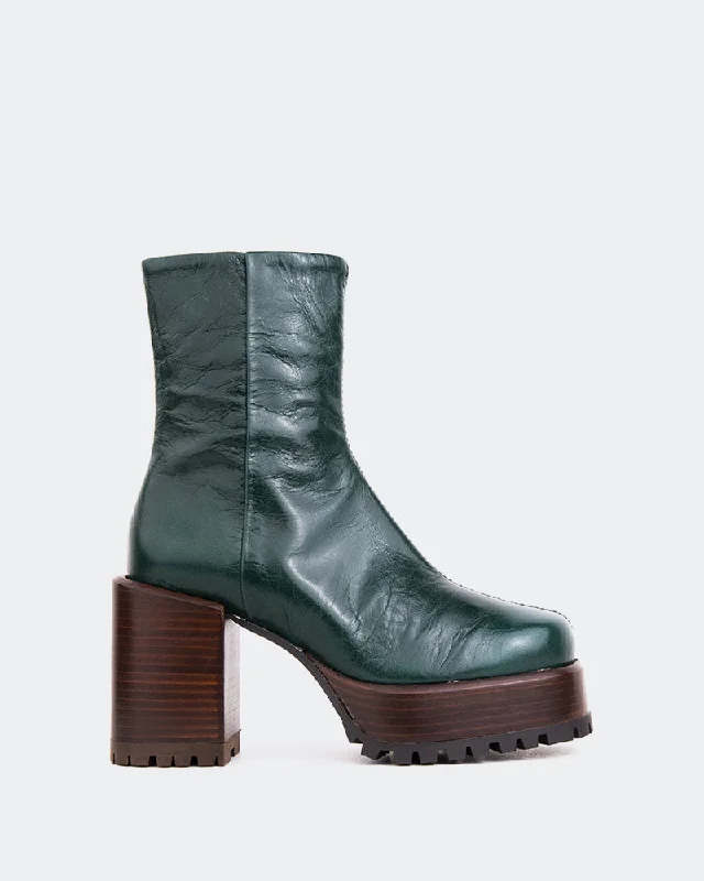 Prescot Green Leather