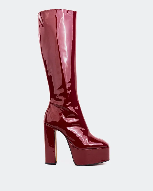 Solana Burgundy Patent