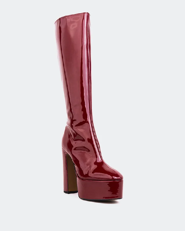 Solana Burgundy Patent