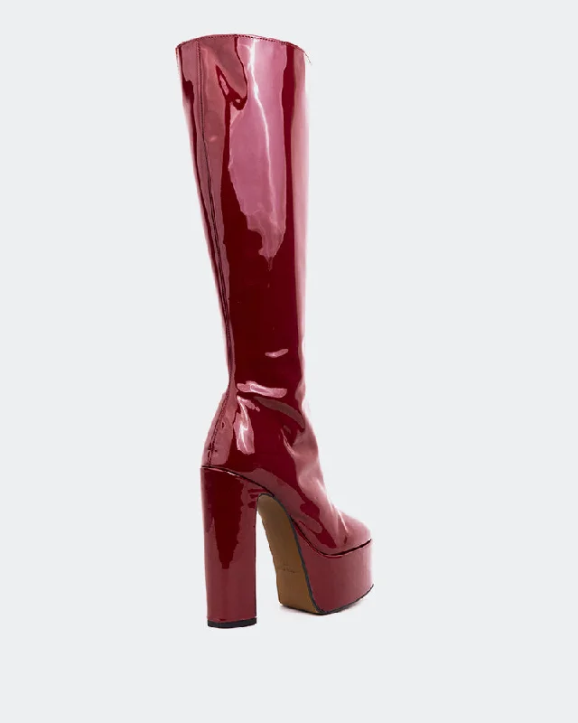 Solana Burgundy Patent