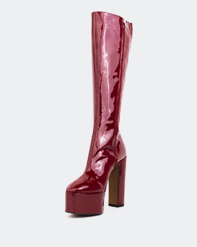 Solana Burgundy Patent