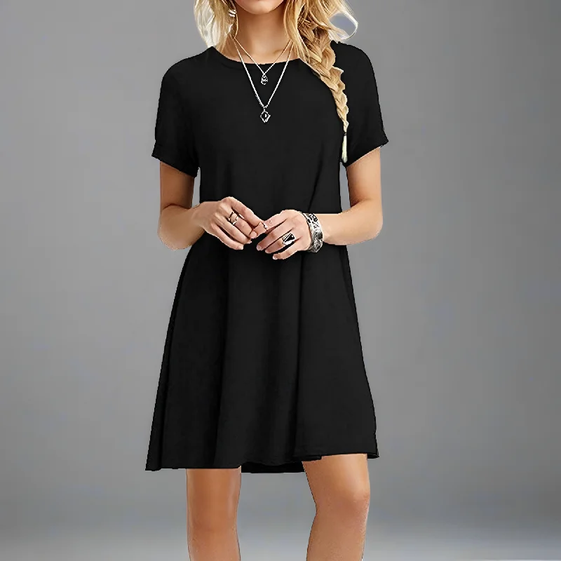 ESSENTIAL ELEGANCE A-LINE DRESS