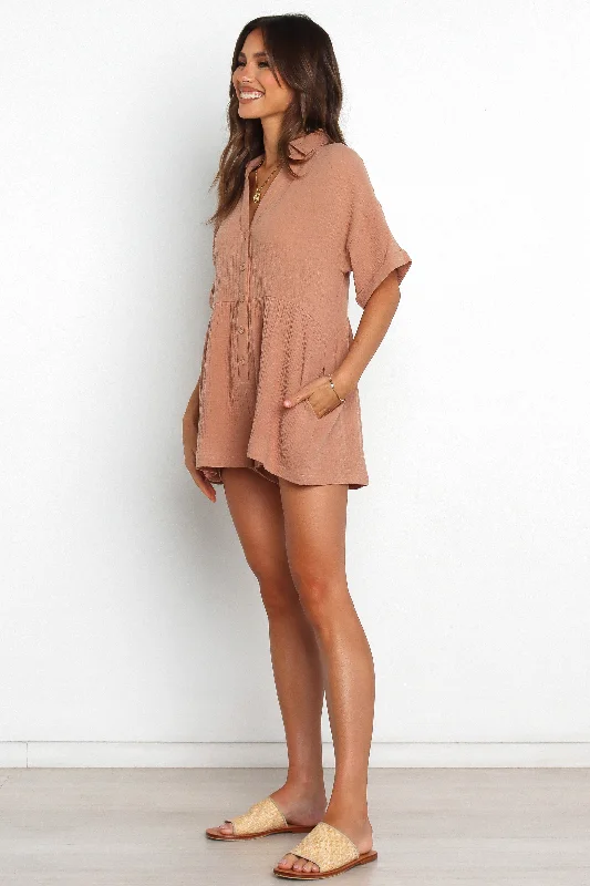 Winny Romper - Mocha