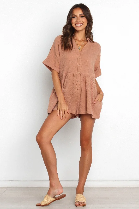 Winny Romper - Mocha