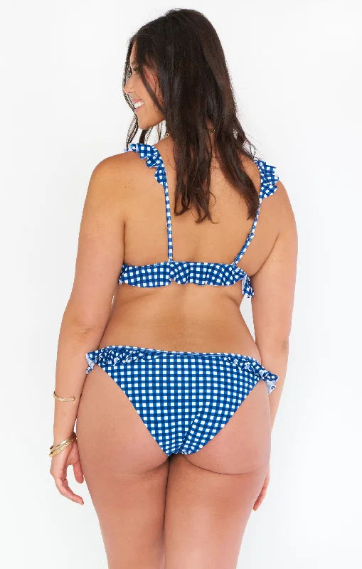 Rosemary Ruffle Bottom ~ Seaside Gingham