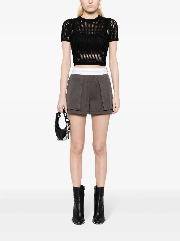 High-Waisted Cargo Rave Short