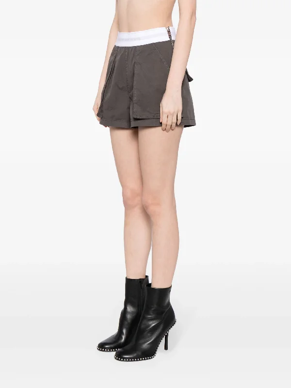 High-Waisted Cargo Rave Short