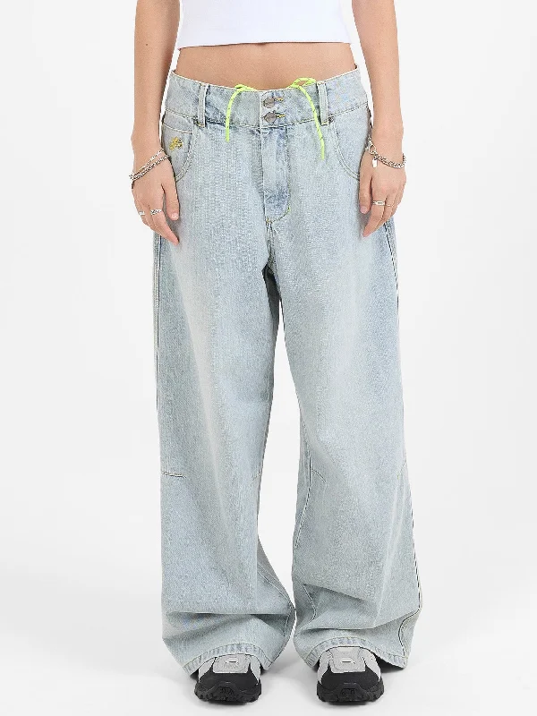 Big Kitty Denim Jean - Arctic Blue