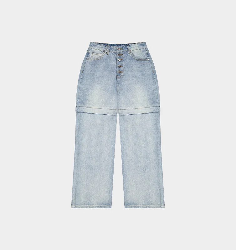 Convertible Denim - Washed Vintage Blue