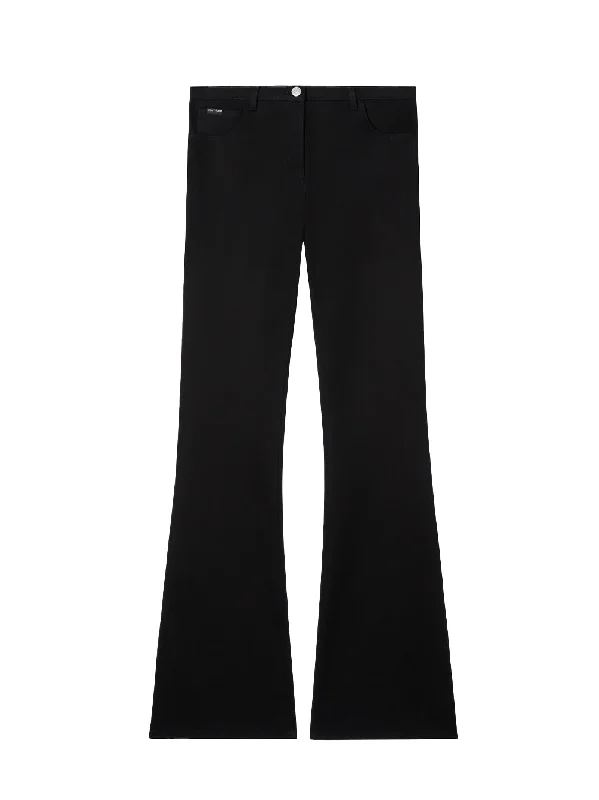 Signature 70'S Denim Bootcut Pants Black