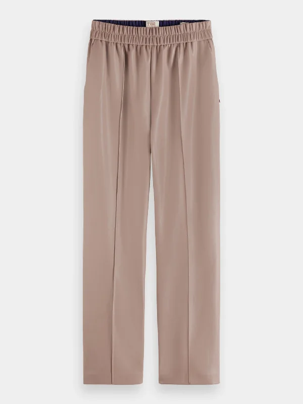 Estelle faux leather jogger pants