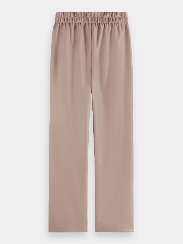 Estelle faux leather jogger pants