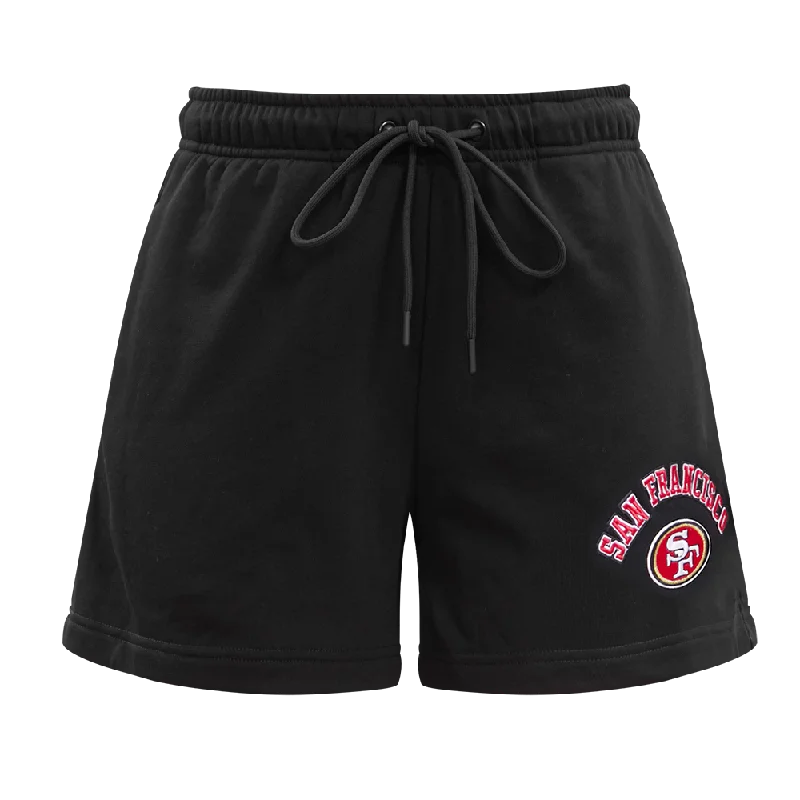 NFL SAN FRANCISCO 49ERS CLASSIC WOMEN'S SHORT (BLACK)