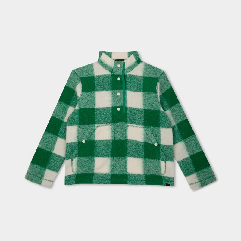 Green Plaid Popover