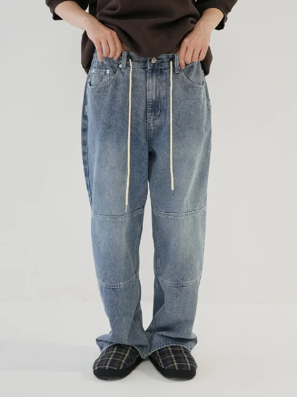 LIGHT DOUBLE KNEE DENIM