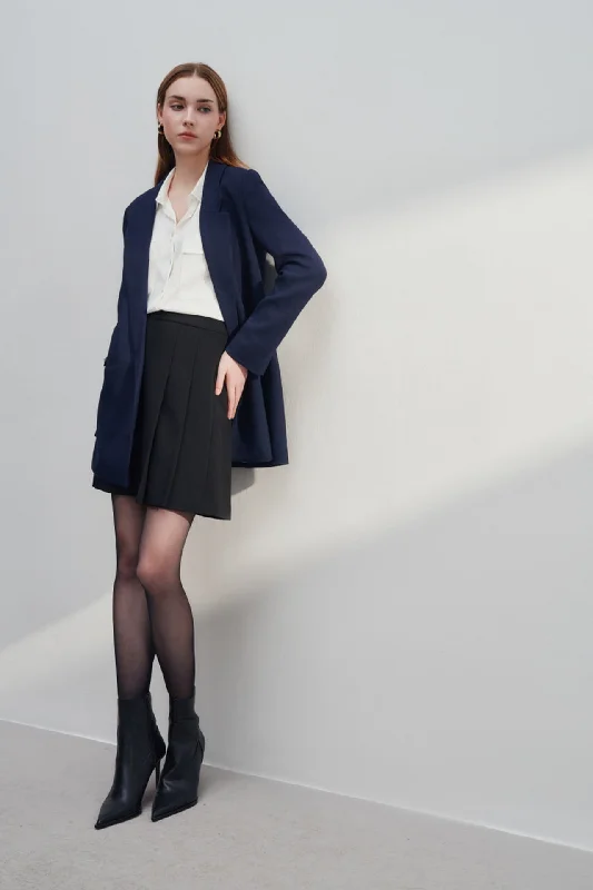 Open Front Boyfriend Fit Casual Blazer