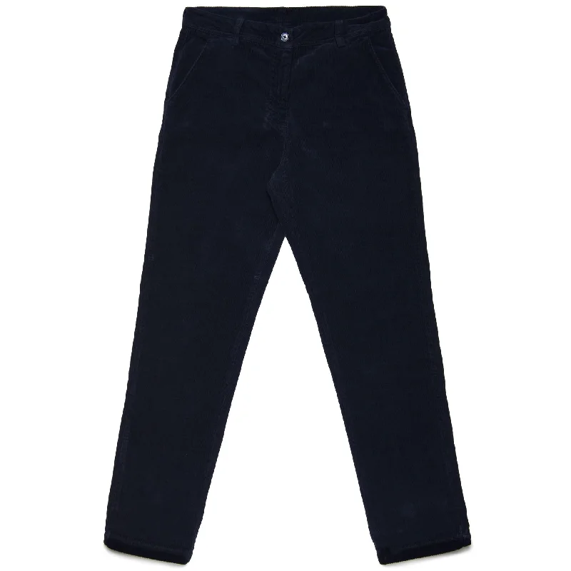 ISTRION CORDUROY - Pants - CHINO - Woman - BLUE NAVY