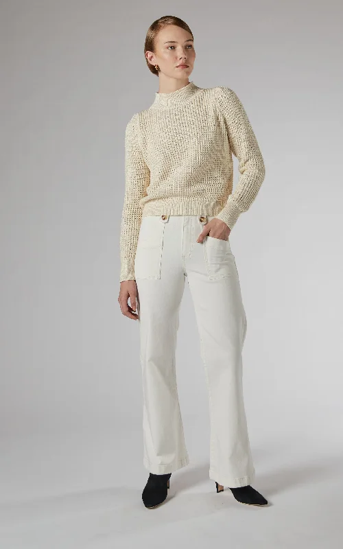 Piper Ivory Wide Leg Trouser