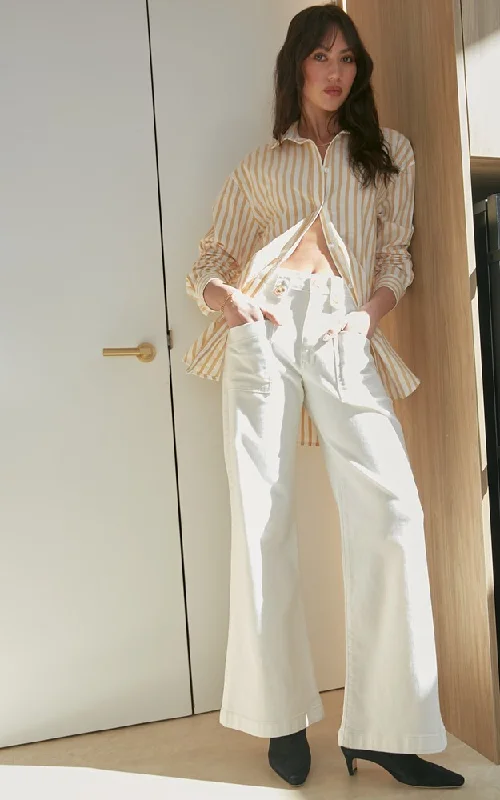 Piper Ivory Wide Leg Trouser