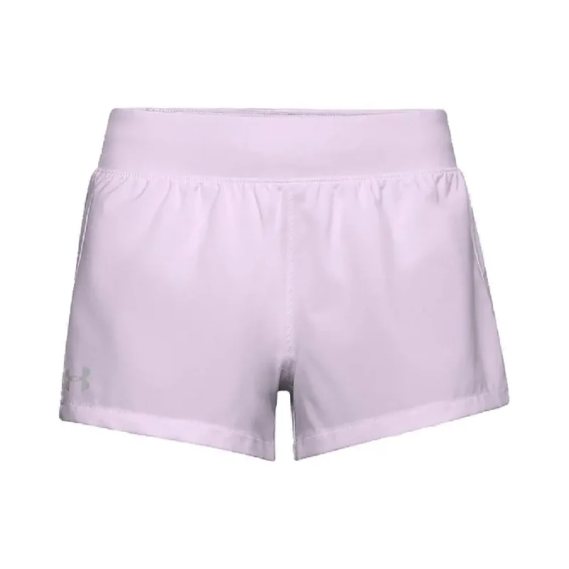 Womens Under Armour Launch 3 Inch Short - Purple